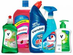 Rótulos de produtos de limpeza